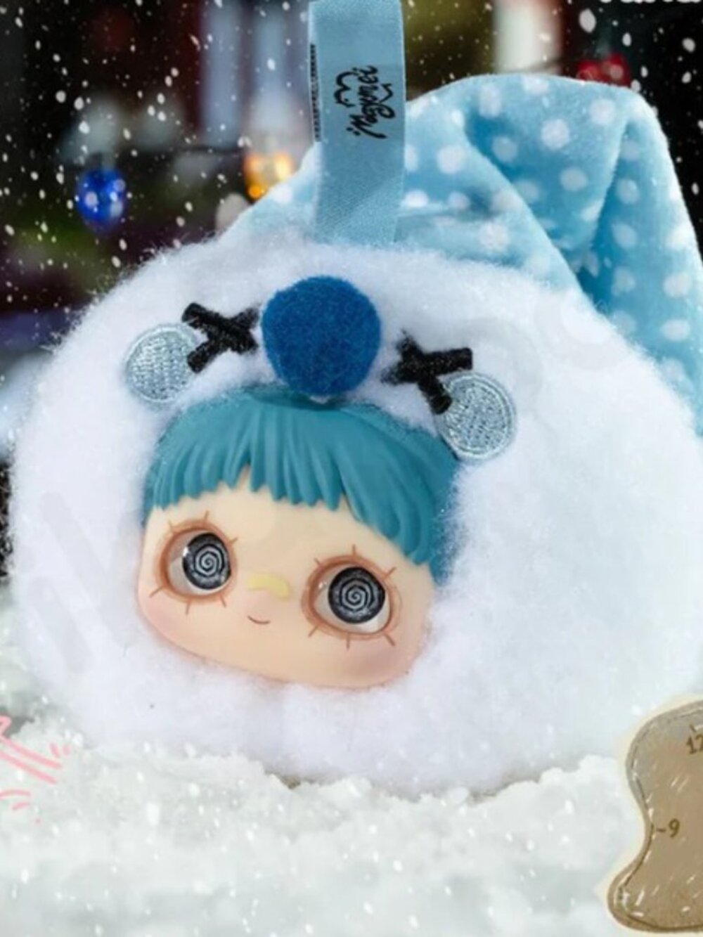 MayMei Crazy Circus Series Whimsical Plush Pendant - Hypnotic Dreamer (White)